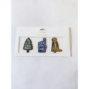 J CREW Set of 3 Doggie Sticker Patches NEW NWT